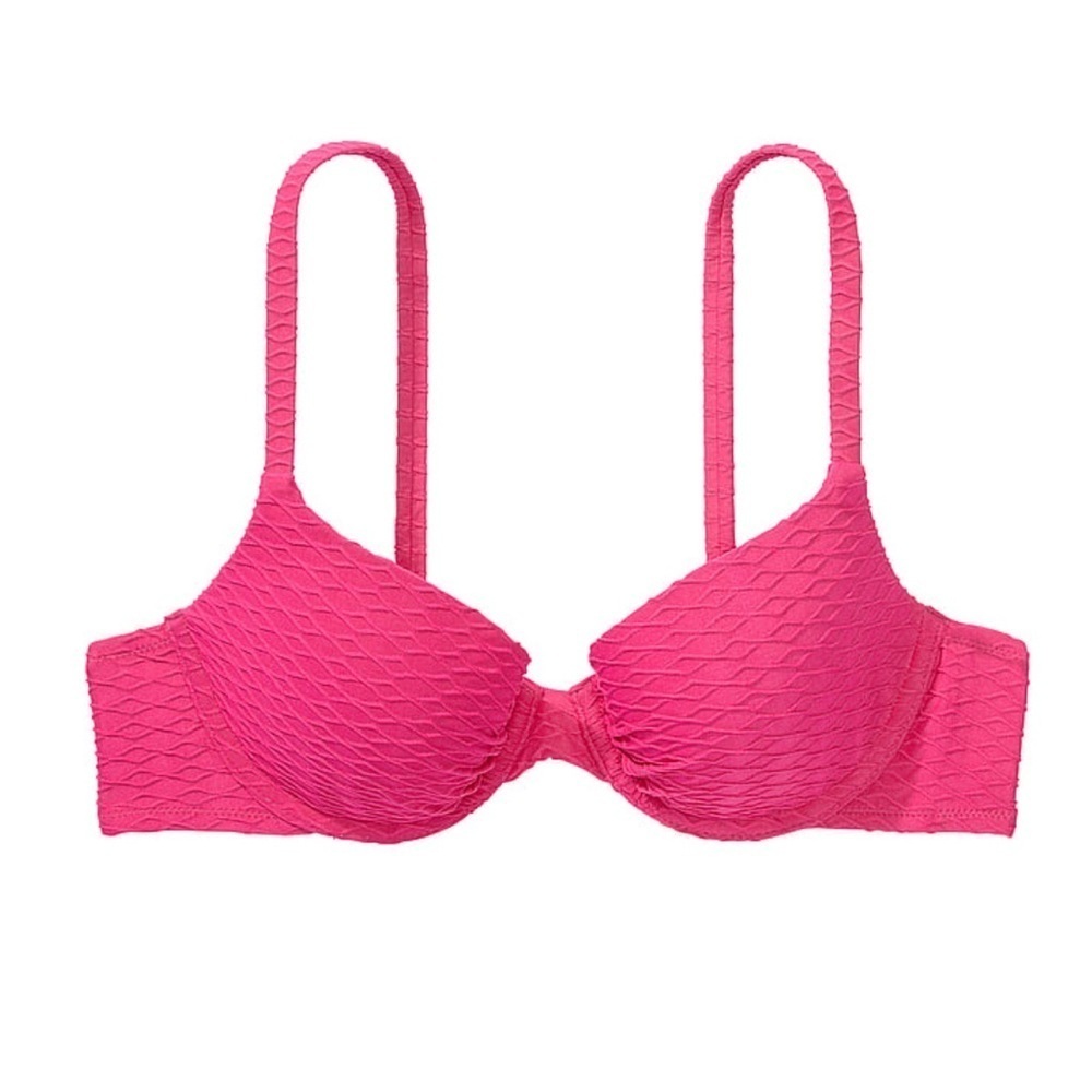Victoria’s Secret Women’s Bikini Top in Forever Pink - Size 38DD